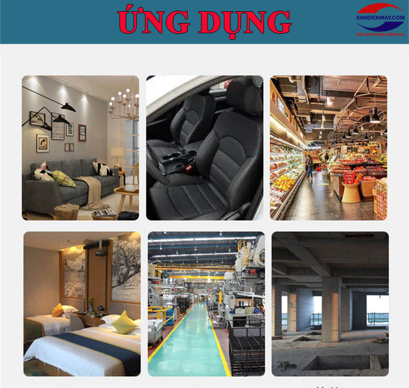 Ứng dụng của máy hút bụi Palada